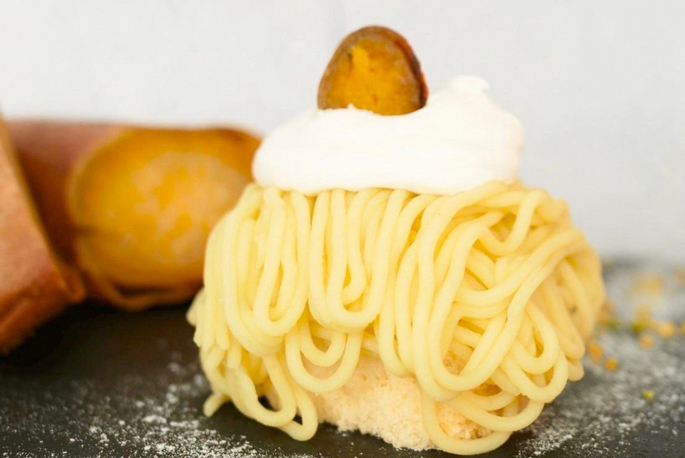 お芋とチーズのモンブラン